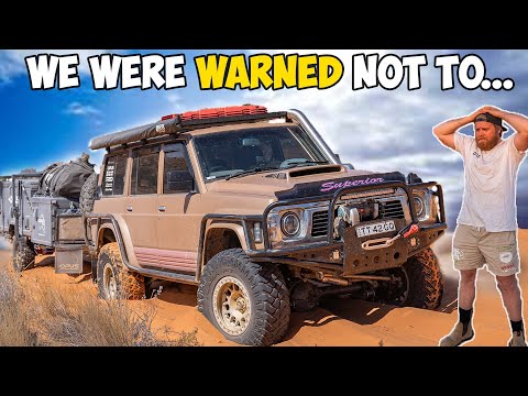 We TRIED towing a trailer across the Simpson Desert... the hard way