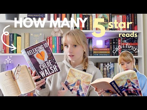 How many 5 star reads can I find in a week? *reading vlog*