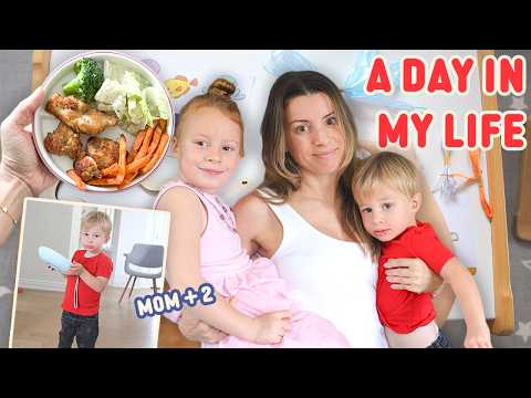 A Day in My Chaotic Mom Life (+ thrift haul & healthy snacks 🥭🍦🍫)