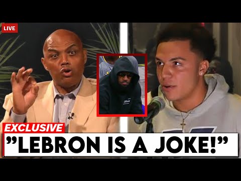 CHARLES BARKLEY DESTROYS LeBron James Superfan in LeBron vs Jordan Live Debate