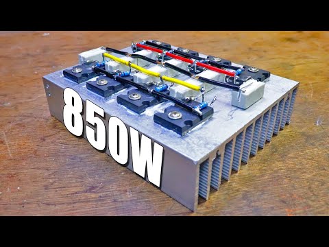 C5200 and A1943 amplifier circuit 850W at home