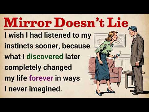Learn English With Story🔥 Mirror Doesn’t Lie | Level 4 English Listening Practice || Graded Reader 📚