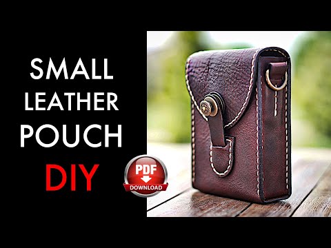 How to make a Leather Pouch - DIY Tutorial And Pattern Download