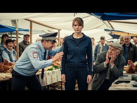 Майор полиции в спортивном костюме увидела, как капитан грабит старика, и решила проучить наглеца.