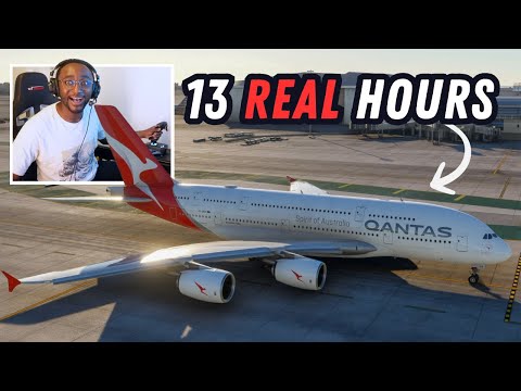 I Flew Long Haul FOR REAL in Microsoft Flight Sim (with ATC)