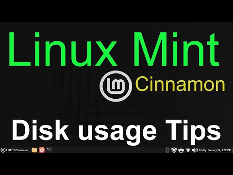 Linux Mint - Cinnamon - Fun with Disk usage.