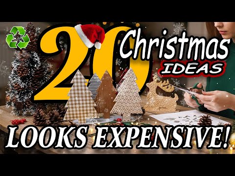 20 DIY Christmas Decoration Ideas That Look Expensive but Cost Almost Nothing! 😍♻️