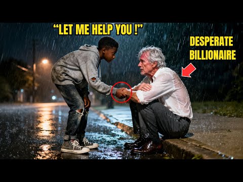 Poor Black Boy Walked Old Man Home in Storm — Next Day, Men in Suits Asked for Him