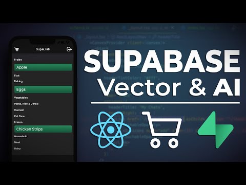 Build your own AI Shopping App with React Native and Supabase Vector