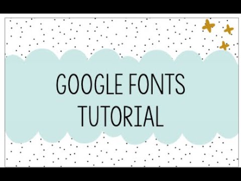 Adding Google Fonts to Google Apps