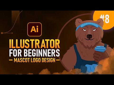Adobe Illustrator for Beginners #8 | Mascot Logo Design (pt.1)