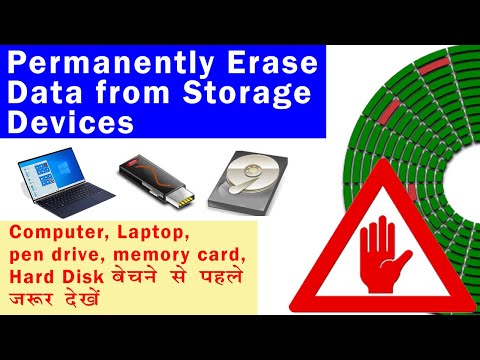 Must Watch: How to Permanently Erase Data from Storage Device using cmd | Nobody Can Recover