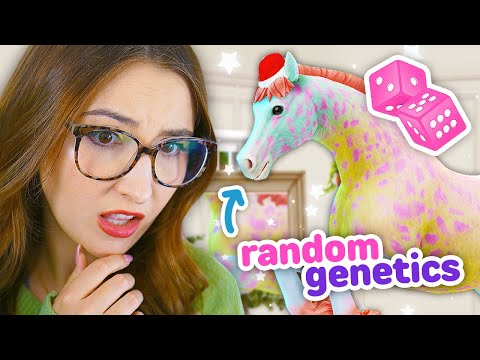 random genetics but it's HORSES in sims 4