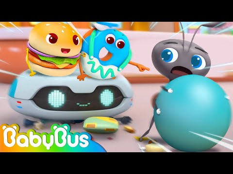 Go! Police Robot Cleaner | Good Habits | Kids Cartoon | Animation for Kids | Kids at Home | BabyBus