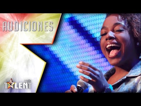 ¡Pase de Oro! ¡Espectacular chorro de voz de Yaneisy! | Audiciones 3 | Got Talent España 2017