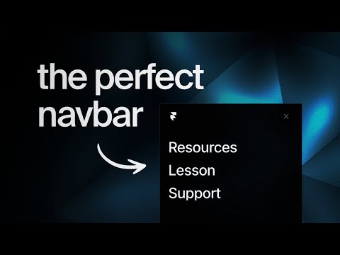 How to Make a Navigation Bar in Framer (Step-by-Step)