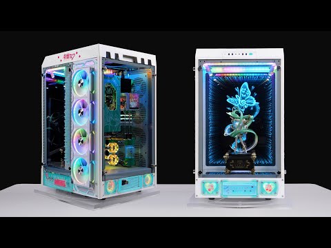 「BRO」4K Water Cooled PC Build Tower 900 Hatsune Miku Symphony: 5th Anniversary ver. 初音格纳库主题#pcbuild