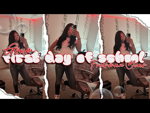 GRWM FOR THE FIRST DAY OF SCHOOL! *freshman year*
