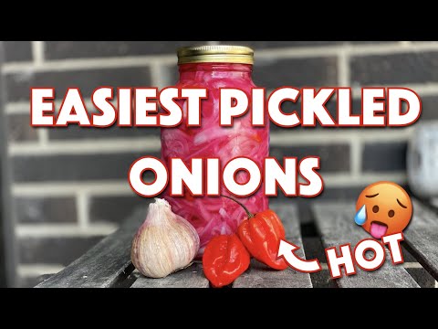 Making the Easiest Spicy Pickled Onions at Home | Food Meats Fire