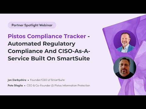 Automated Regulatory Compliance & CISO-as-a-Service Built on SmartSuite