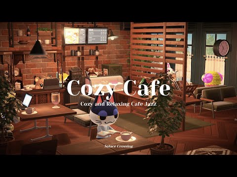Cozy Café ☕｜Cozy and Relaxing Café Jazz｜Study & Work Music｜Animal Crossing Ambience