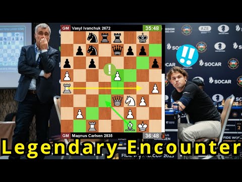 🎦 Magnus Carlsen vs Ivanchuk | FIDE World Cup 2023