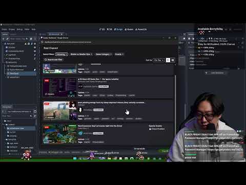 [Live] Indie Game Dev on Godot | FSM, Behavior Tree, AI | Chill co-worker & chat !protonpass