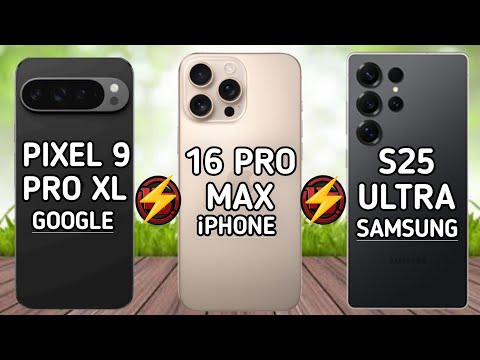 google pixel 9 pro xl   vs  iphone 16 pro max  vs  samsung s25 ultra 🔥🔥🔥 mc mobile comparison📈⚡