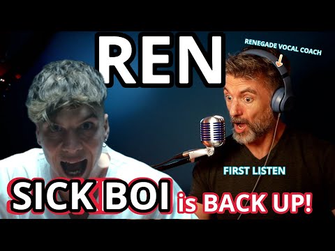 💥RENEGADE💥 Vocal Coach Reacts: FIRST LISTEN to ‘Sick Boi’-REN