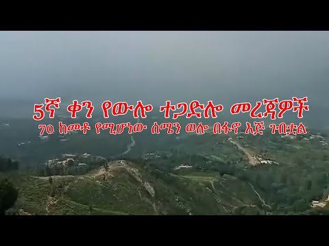 Anchor Media 5ኛ ቀን የወሎ ግንባር መረጃዎች