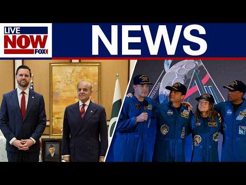 LIVE: Trump Operation Epic Fury, Vance Iran peace talks in Pakistan, Strait of Hormuz, Artemis recap