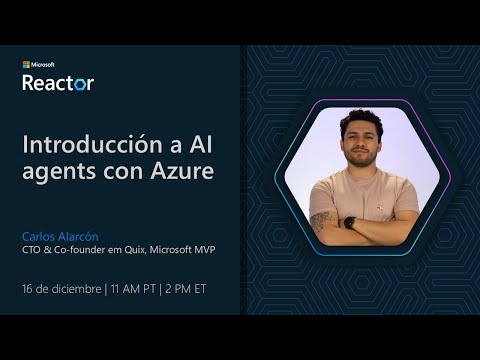 Introducción a AI agents con Azure