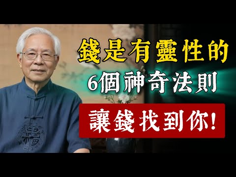 賺錢的核心根本不是辛苦拼命！那些能賺到大錢的人，都開悟了一個關鍵：錢是有靈性的！