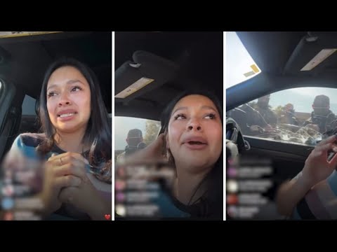 Woman livestreams ICE detainment as agents smash car window in El Monte