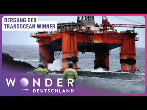 Gestrandete Bohrplattform zerstört Inselidylle | Die Schiffsretter