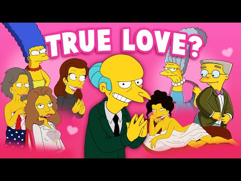 Mr Burns' MESSED UP Love Life in The Simpsons