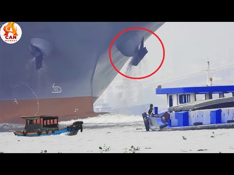 Biggest Ship Collisions and Mistakes Caught On Camera | Best Of Month #123