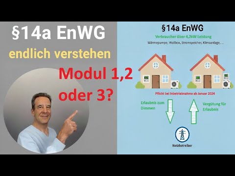 So funktioniert der §14a EnWG - Modul 1,2 oder 3 ausführlich erklärt