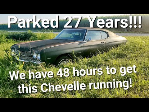 Will it run? Road trip to Illinois to rescue a 1970 Chevelle sitting for 27 years!