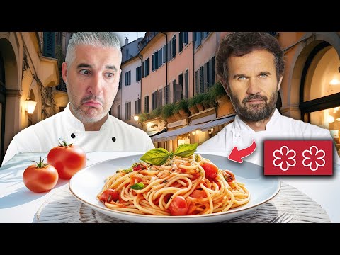 Italian Chef Reacts to Italian Michelin Star Chef SPAGHETTI al POMODORO