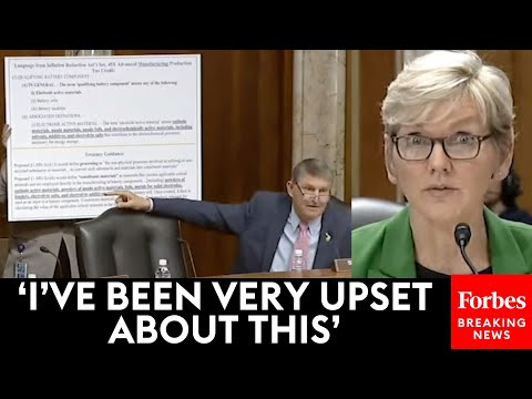 Joe Manchin Pushes Back On Key Biden EV Policy While Questioning Energy Secretary Jennifer Granholm