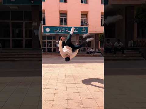 خد يابن خالتي 😱اثبت نفسك بكليتك 🌪️خطاب نزل بتشقلب في الكليه 🫵😱 #parkour