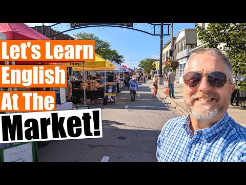 Let's Learn English at the Market! 🍎💐🍓