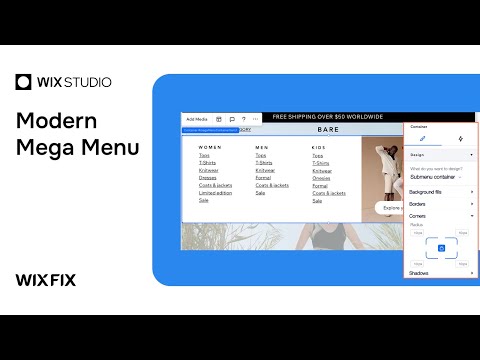 Creating a Modern Mega Menu in Wix Studio | Wix Fix