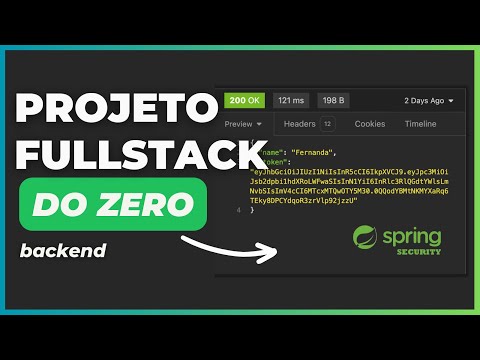 FULLSTACK PROJECT WITH LOGIN USING SPRING SECURITY + JWT | BACKEND