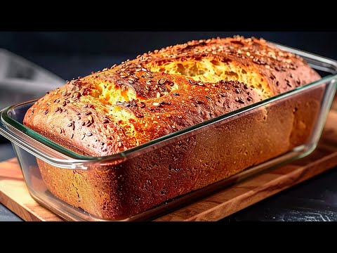 Healthy bread in 5 minutes! NO flour and NO yeast! Haven't bought bread in a year!