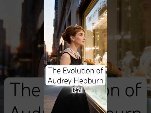 The Evolution of Audrey Hepburn ✨ #history