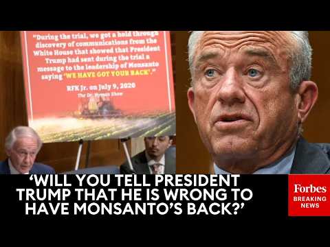 TENSE: Markey Brings Up Comment From RFK Jr. Claiming Trump Had Monsanto's Back In Roundup Trial