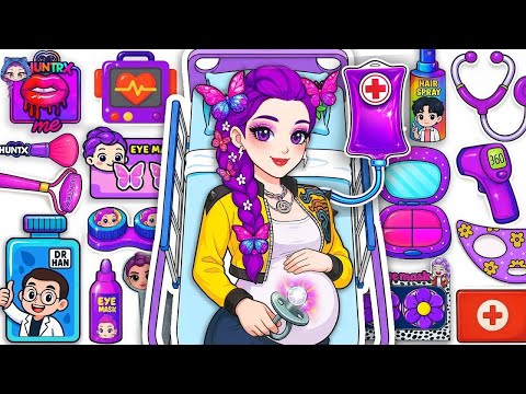 💖Paper DIY💖 KPOP DEMON HUNTERS Rumi & Wednesday Addams Skincare + Makeup Blind Box Unboxing