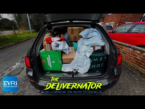 My First Day Delivering 110 EVRi Parcels 😵‍💫 | EVRi vs Uber Eats – What’s Tougher❓